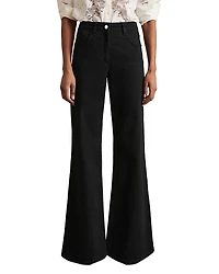 Reiss Petites Bonnie High Rise Flared Jeans