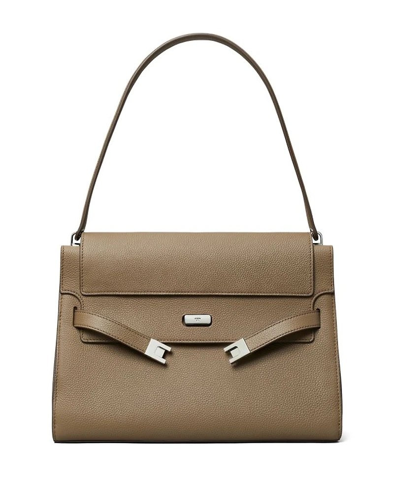 Lee Radziwill Pebble Leather Large Shoulder Bag
