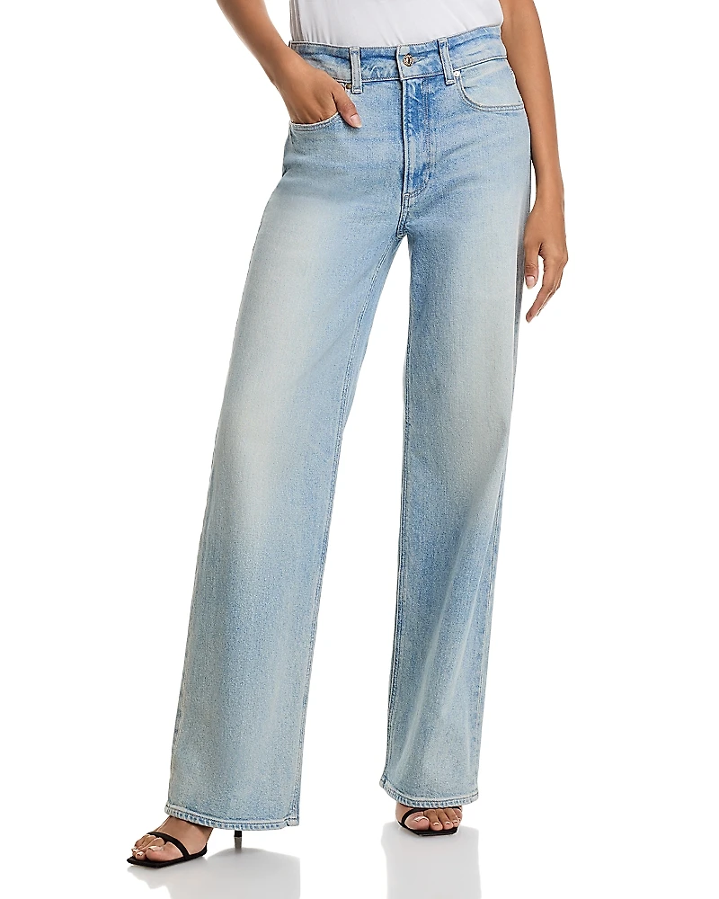Paige Sasha High Rise Wide Leg Jeans