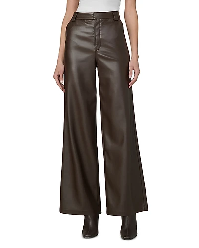 Joe's Jeans The Mia Faux Leather Wide Leg Pants