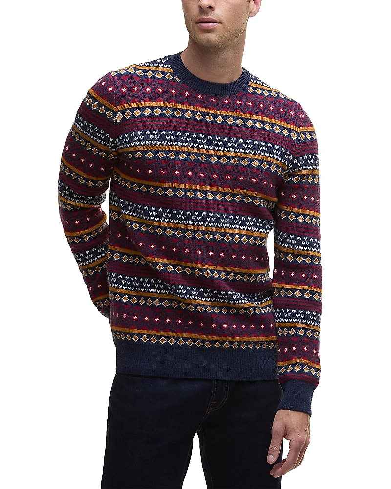 Barbour Easdale Fair Isle Crewneck Sweater