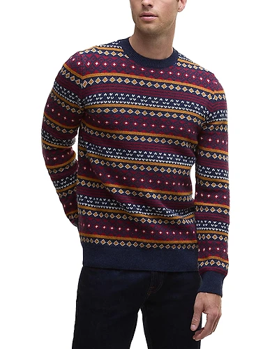 Barbour Easdale Fair Isle Crewneck Sweater