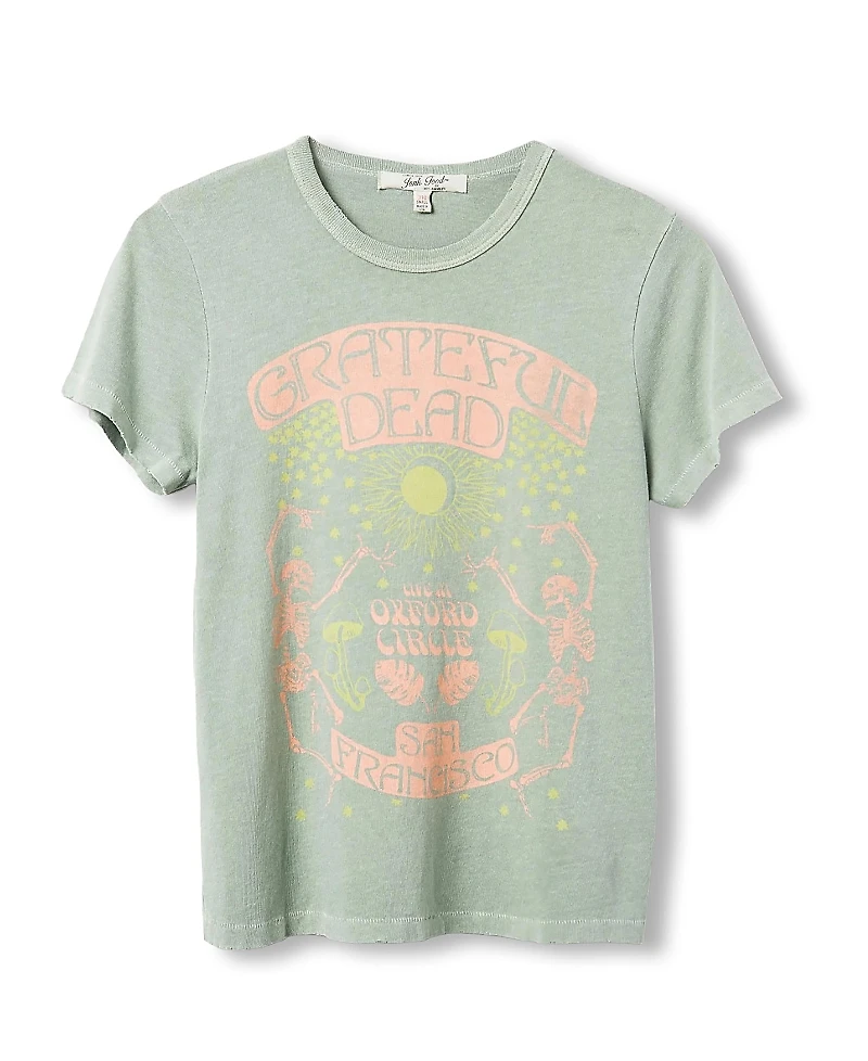 Junk Food Clothing Women's Grateful Dead Skeleton Solstice Original Tee