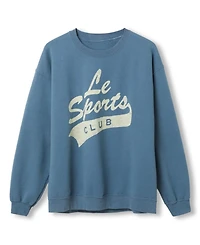 Le Sports Club Flea Market Fleece Sweater