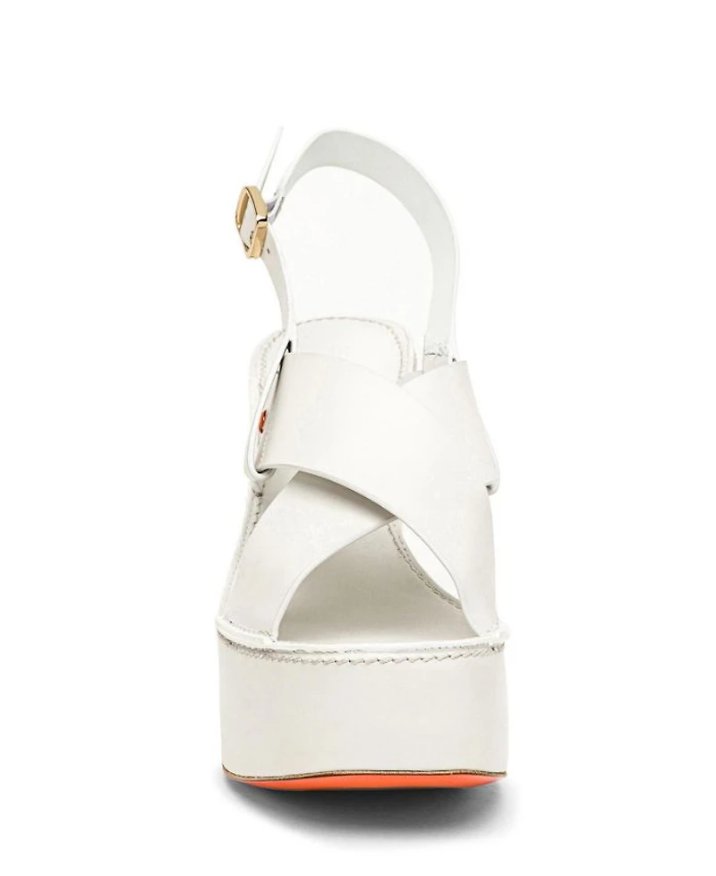 Women's Leather High-heel Sandal