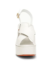Women's Leather High-heel Sandal