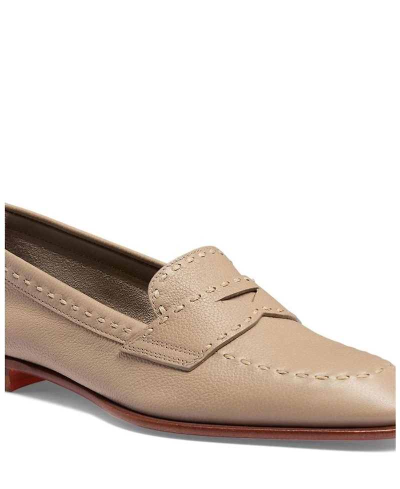 Women's Tumbled Leather Penny Loafer