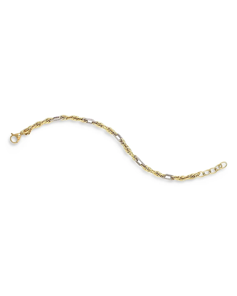 Bloomingdale's Figaro Rolo Bracelet