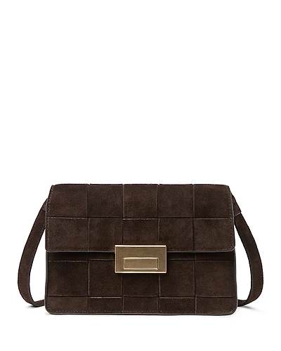 Loeffler Randall Delphine Leather Clutch