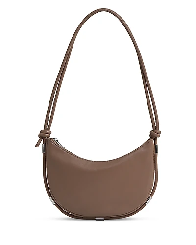 Reiss Harriet Leather Rope Shoulder Bag