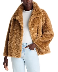 Herno Curly Faux Fur Jacket