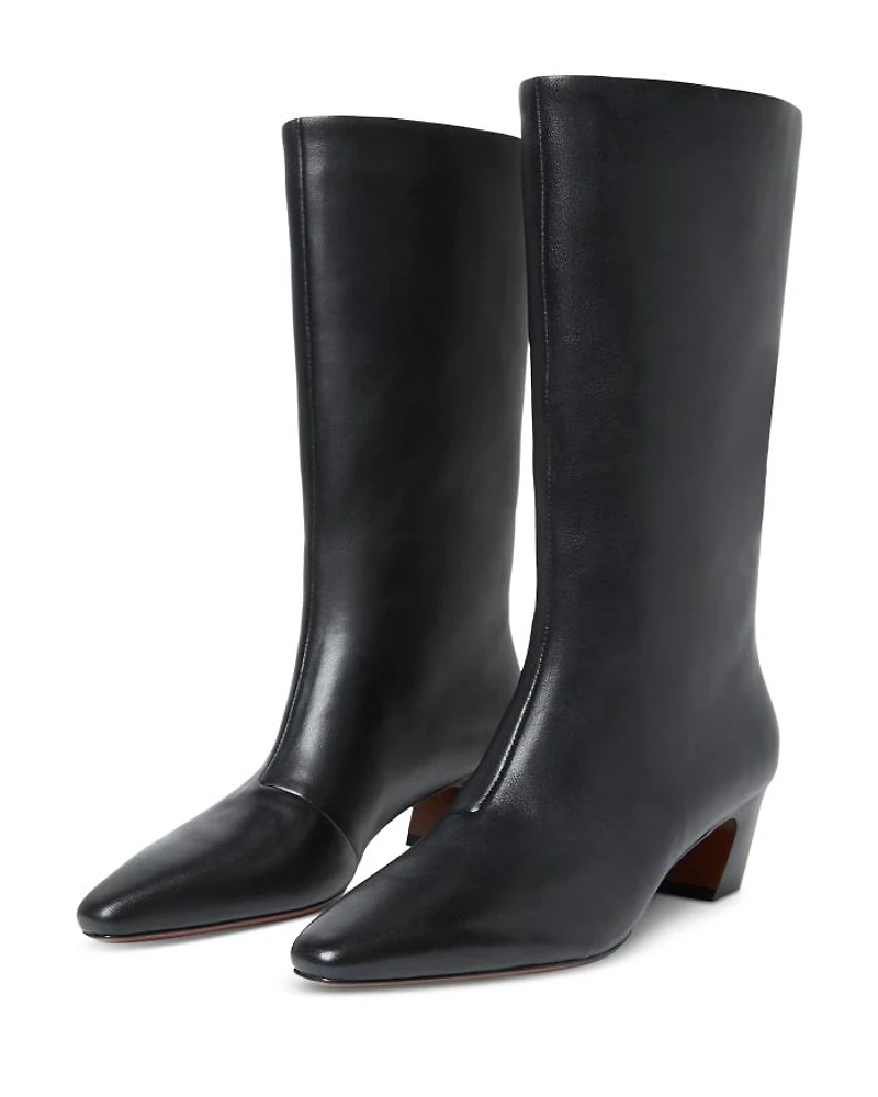 Women's Pointed Mid Shaft Boots
