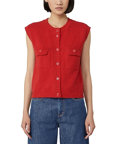 Weekend Max Mara Caprara Knitted Waistcoat Top