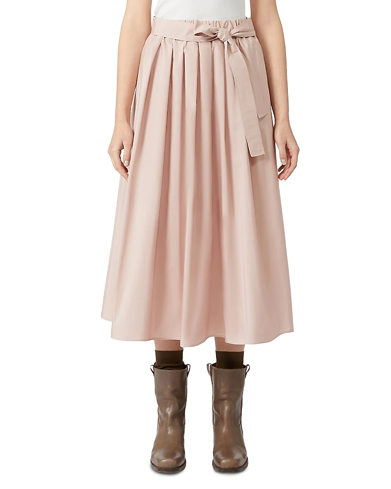 Weekend Max Mara Zarda Pleated Midi Skirt