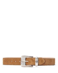 L'Agence Aya Engraved Buckle Western Belt