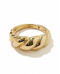 Rope Bold Gold Twist Ring
