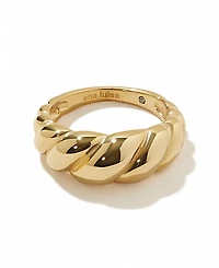 Ana Luisa Rope Bold Gold Twist Ring