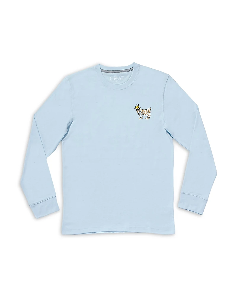 Goat Usa Boys' Long Sleeved Graphic Tee - Little Kid, Big Kid