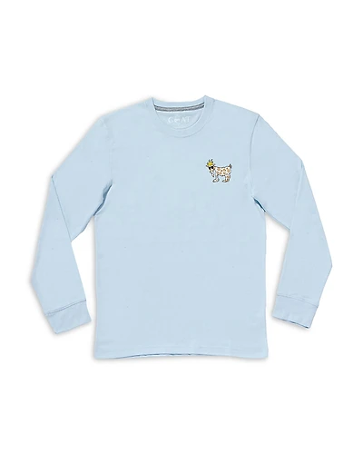 Goat Usa Boys' Long Sleeved Graphic Tee - Little Kid, Big Kid