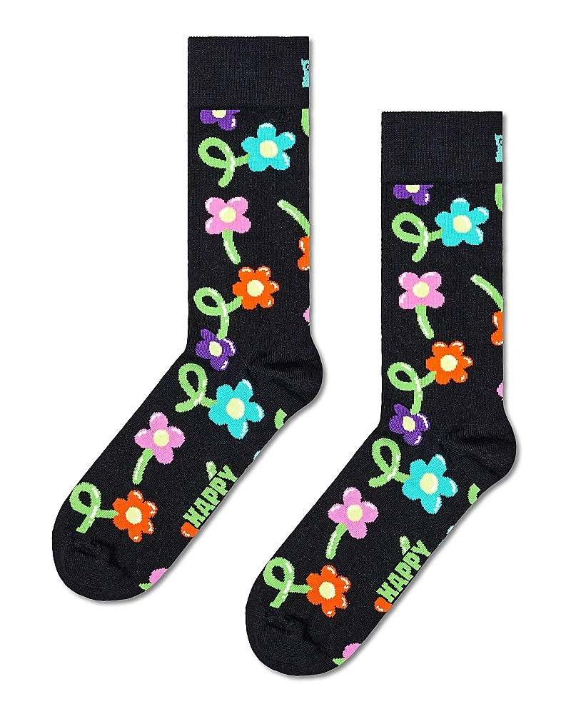 Happy Socks Balloon Flower Crew Socks