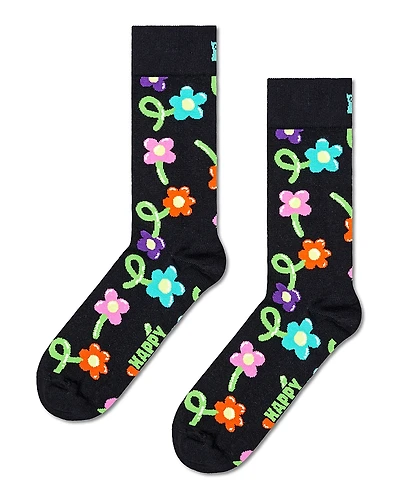 Happy Socks Balloon Flower Crew Socks