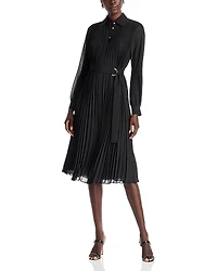 Michael Kors Pleated Shirt Dress