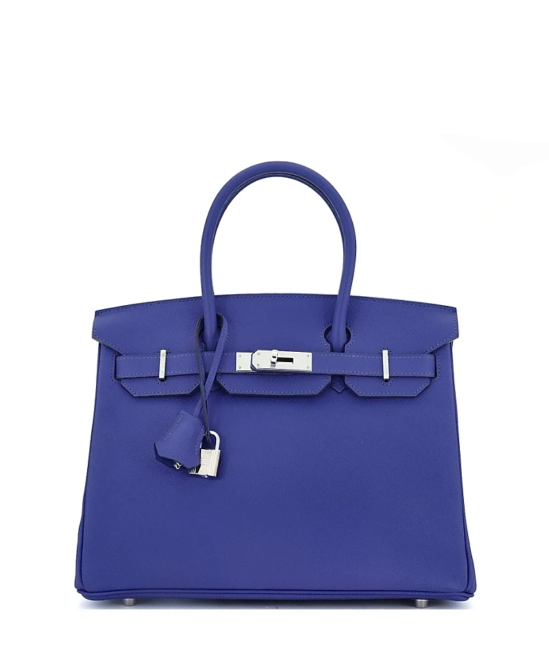Pre-Owned HERMES Birkin Handbag Epsom with Palladium Hardware