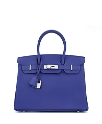 Pre-Owned HERMES Birkin Handbag Epsom with Palladium Hardware