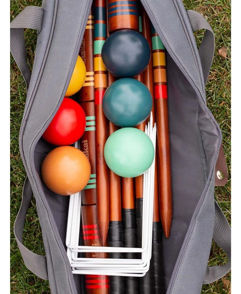 Hevea Rover Six Player Travel Croquet Set