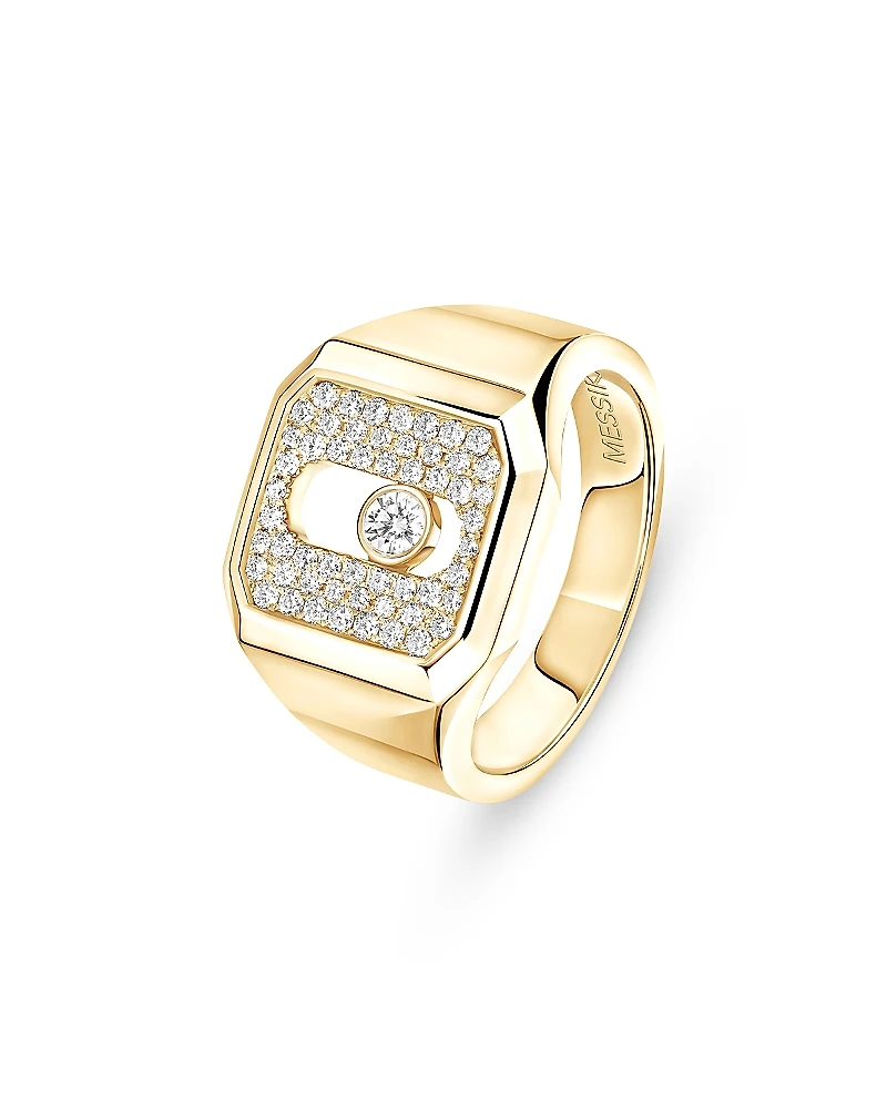 Messika Diamond Move Joaillerie Pave Signet Ring