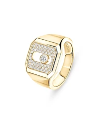 Messika Diamond Move Joaillerie Pave Signet Ring