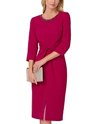Adrianna Papell Embellished Sheath Dress