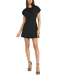 Donna Morgan Cowl Neck Mini Dress