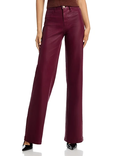 L'Agence Clayton High Rise Wide Leg Jeans