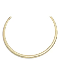 Bloomingdale's Fine Collection Domed Flex Collar Necklace 14K Yellow Gold, 18