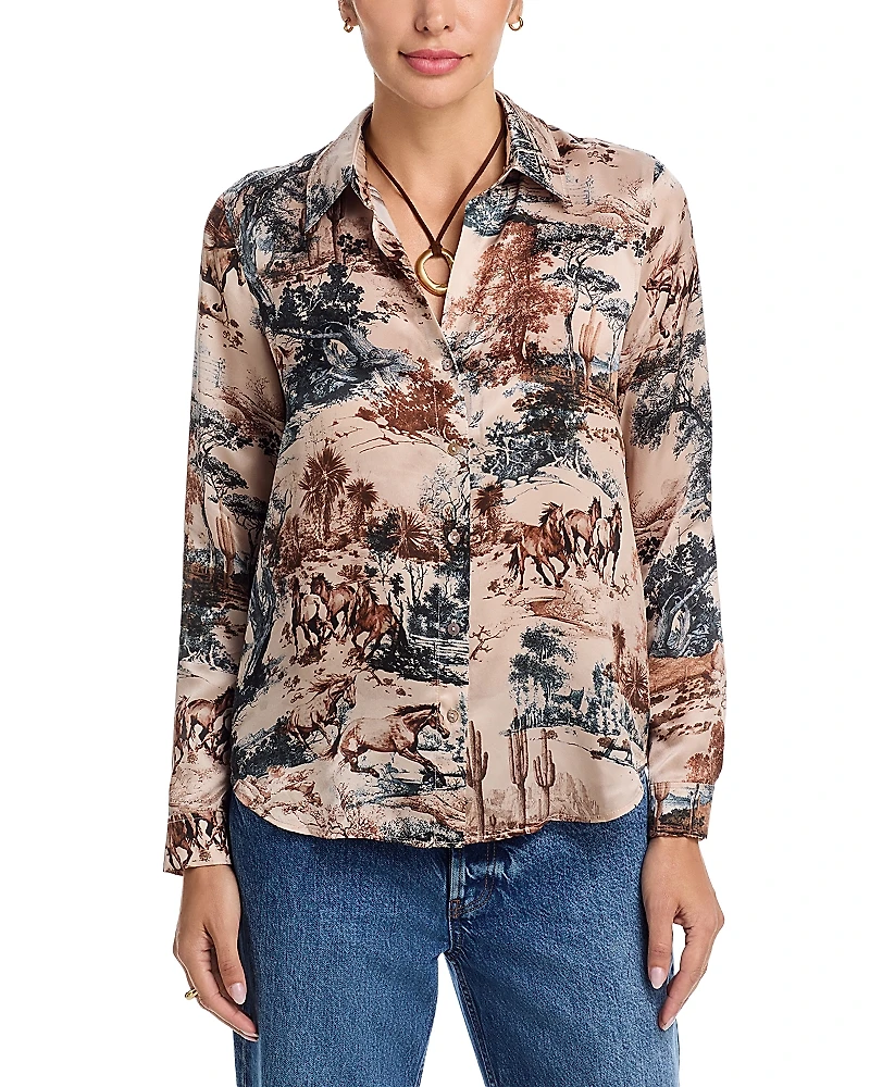 L'Agence Tyler Silk Blouse