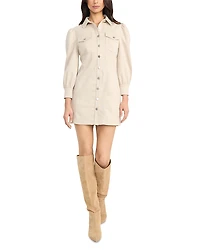 The Good Journey Button Front Shirt Dress