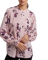 Nydj Pleated Peasant Blouse