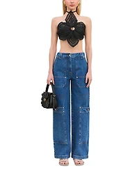 Darlena Crochet Halter Top