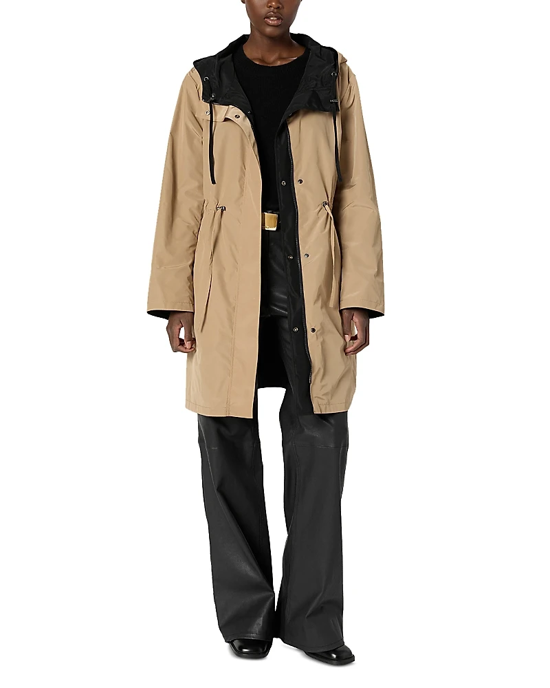 Gerard Darel Ximena Hooded Reversible Parka