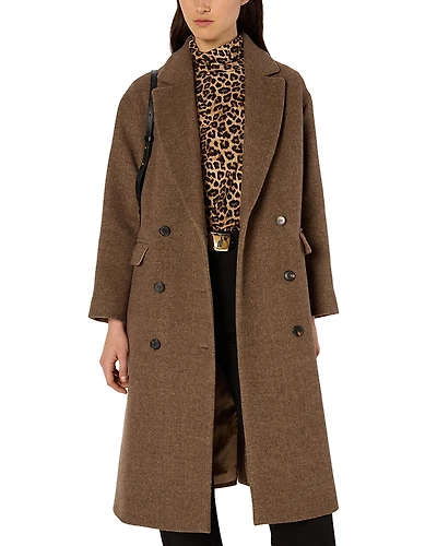 Gerard Darel Mady Wool Blend Coat