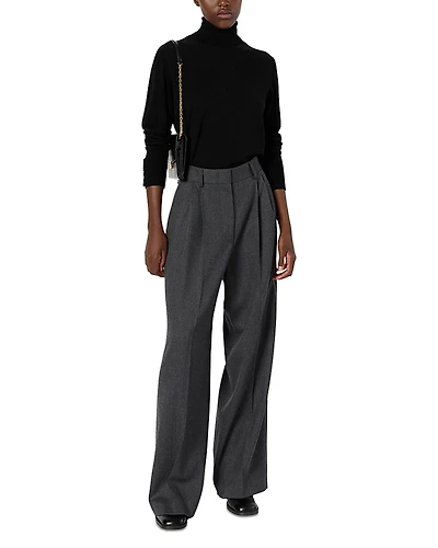 Gerard Darel Eugenie Merino Wool Turtleneck Sweater