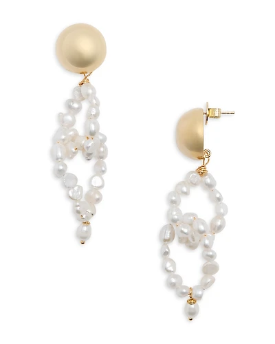 Pearl Octopuss. y Cultured Freshwater Pearly Grape Earrings