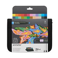 Winsor & Newton 24 Piece Promarker Wallet Set