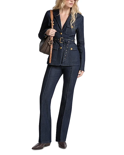 Michael Kors Denim Utility Blazer