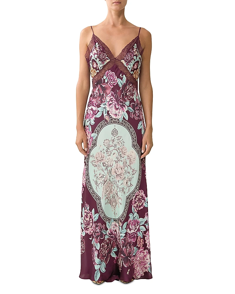 Camilla Silk Charmeuse Maxi Slip Dress