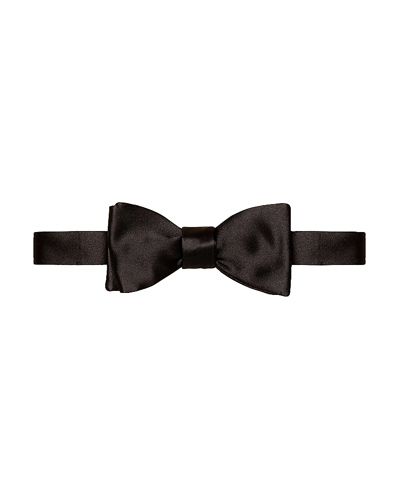 Eton Ready Tied Slim Satin Silk Bow Tie