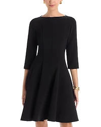 Caroline Rose Boat Neck Dress