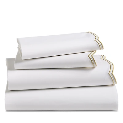 Sky Scalloped Sheet Set, Full