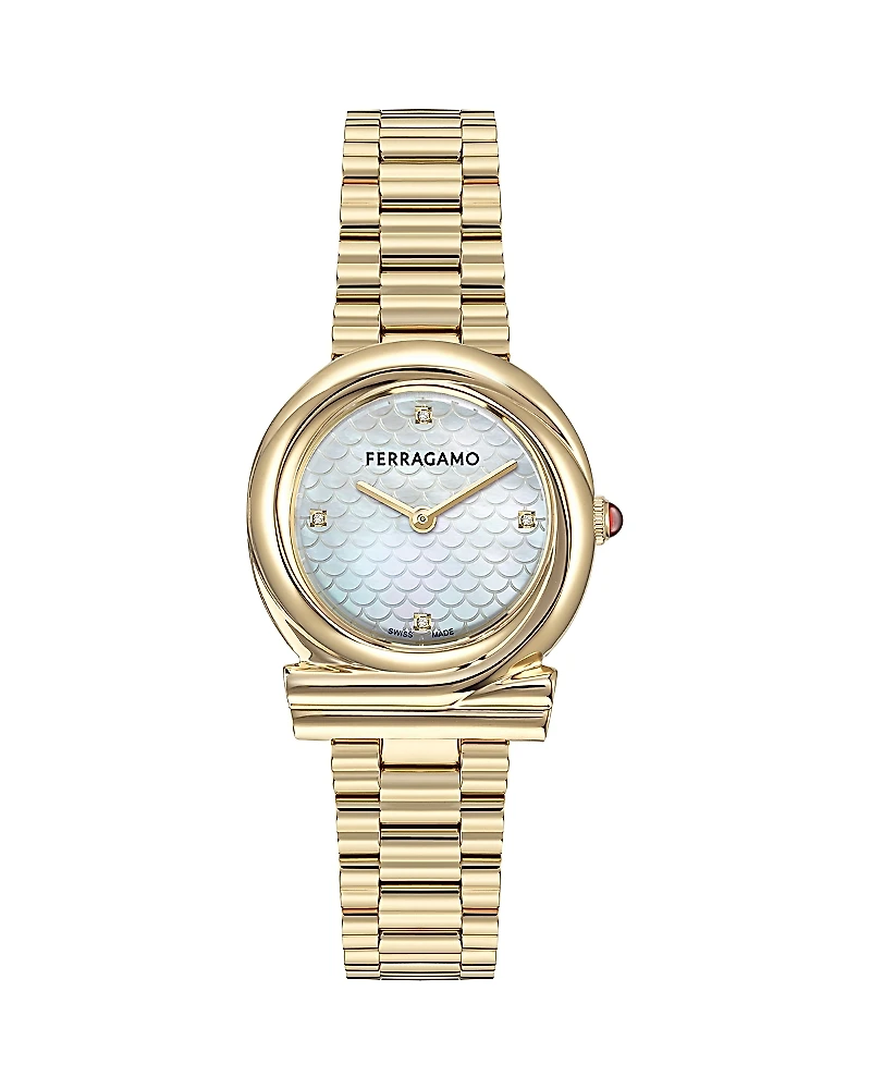 Ferragamo Gancini Twisted Watch, 32mm